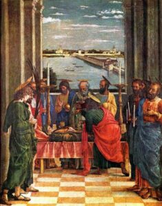 A. Mantegna "Zaśnięcie Dziewicy" Zaśnięcie Dziewicy, A. Mantegna